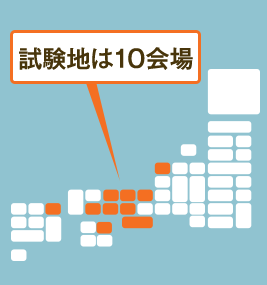 試験地は10会場
