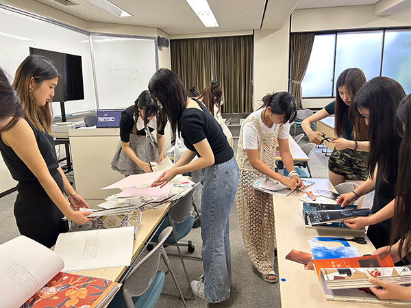 秘書実務演習の様子