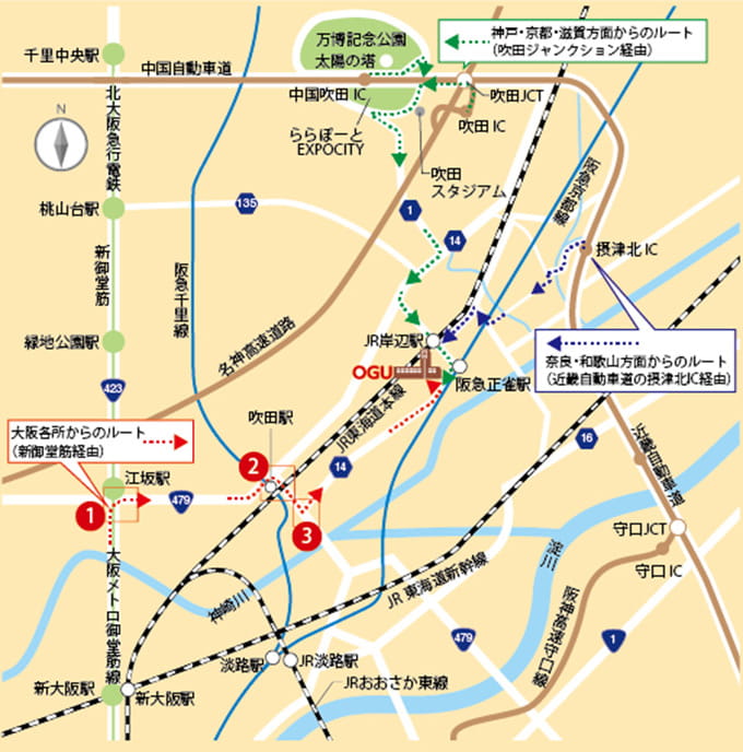 車でのアクセス