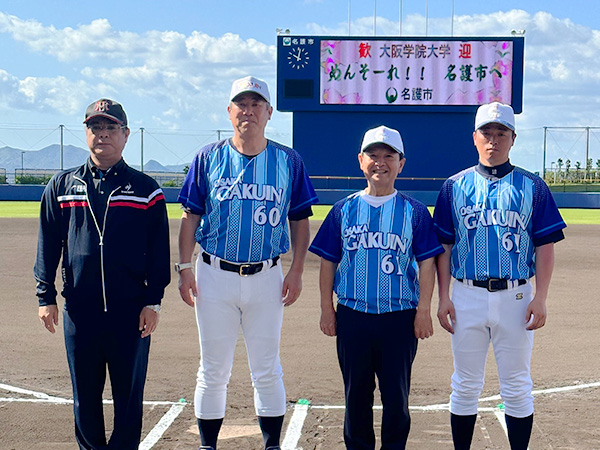 社会人野球チーム、大学チームとの対戦