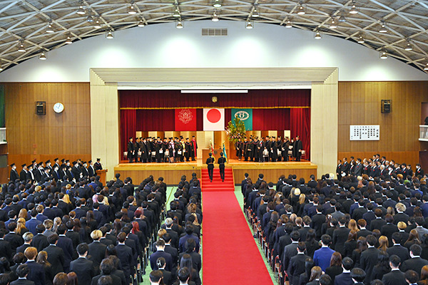 入学式の様子