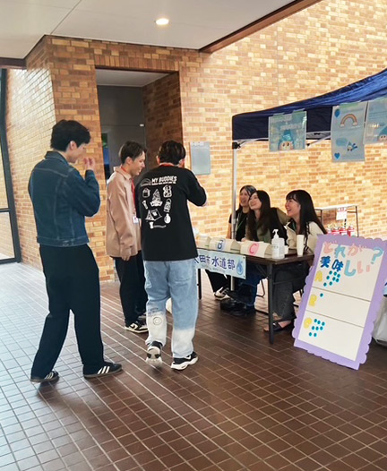岸辺祭の出展時の様子